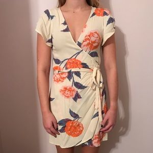 Billabong Floral Wrap Dress